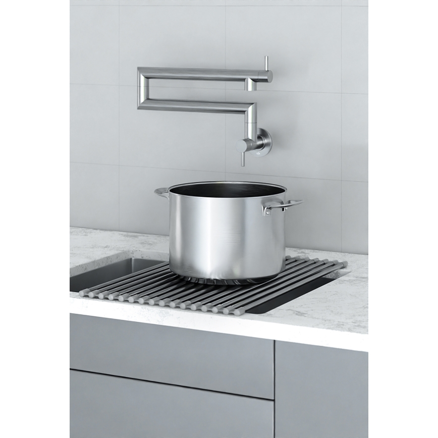 KFA Armatura 6623-030-22 - Grifo de cocina con brazo articulado DUERO POT FILLER, acero inoxidable