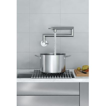 KFA Armatura 6623-030-22 - Grifo de cocina con brazo articulado DUERO POT FILLER, acero inoxidable