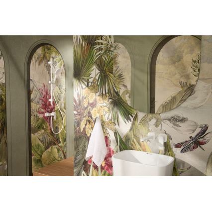 KFA Armatura 841-352-44 - Set de ducha MALAGA blanco