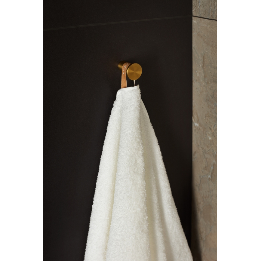 KFA Armatura 864-020-31 - Percha de pared TOWEL acero inoxidable/oro cepillado