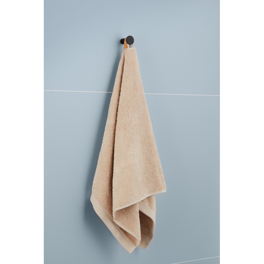 KFA Armatura 864-020-81 - Percha de pared TOWEL acero inoxidable/mate negro