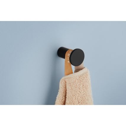 KFA Armatura 864-020-81 - Percha de pared TOWEL acero inoxidable/mate negro