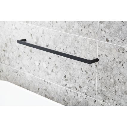 KFA Armatura 864-027-81 - Toallero de pared 62 cm acero inoxidable/mate negro