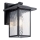 Kichler - Aplique de exterior CAPPANNA 1xE27/60W/230V IP44 negro