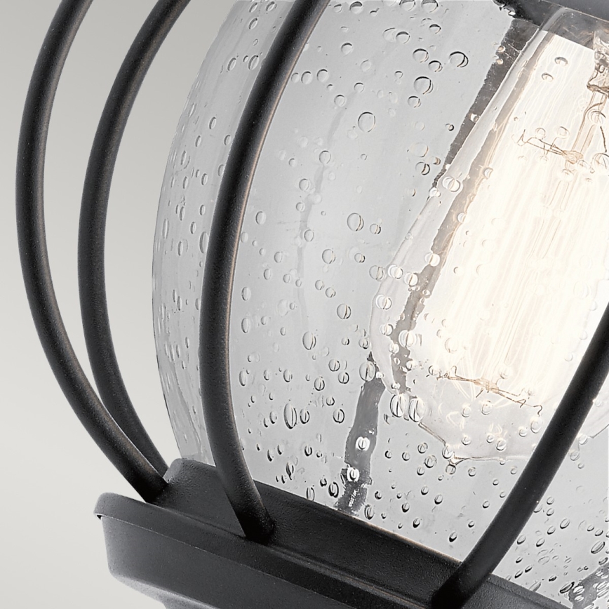 Kichler - Aplique de exterior VANDALIA 1xE27/60W/230V IP44 antracita