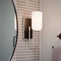 Kichler - Aplique de pared LED para baño SOLIA 1xG9/3W/230V IP44, cromo mate