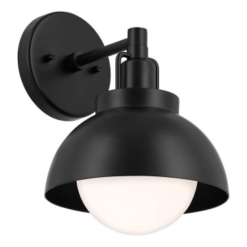 Kichler - Aplique NIVA 1xE27/40W/230V negro