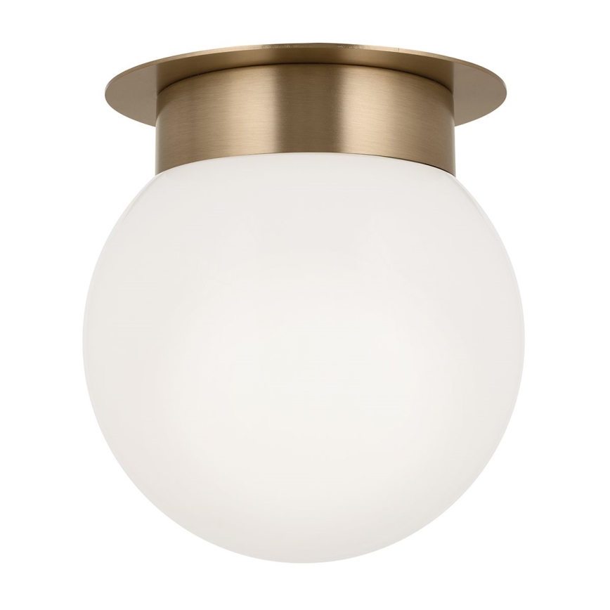 Kichler KL-ALBERS-F-G-CPZ Lámpara de techo ALBERS 1xE27/40W/230V Ø20,3 cm dorada