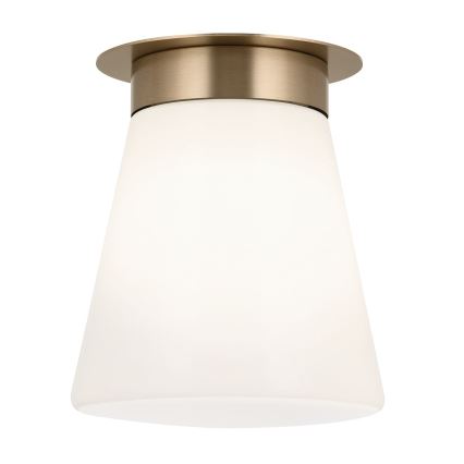Kichler - Lámpara de techo ALBERS 1xE27/40W/230V Ø 21,6 cm bronce
