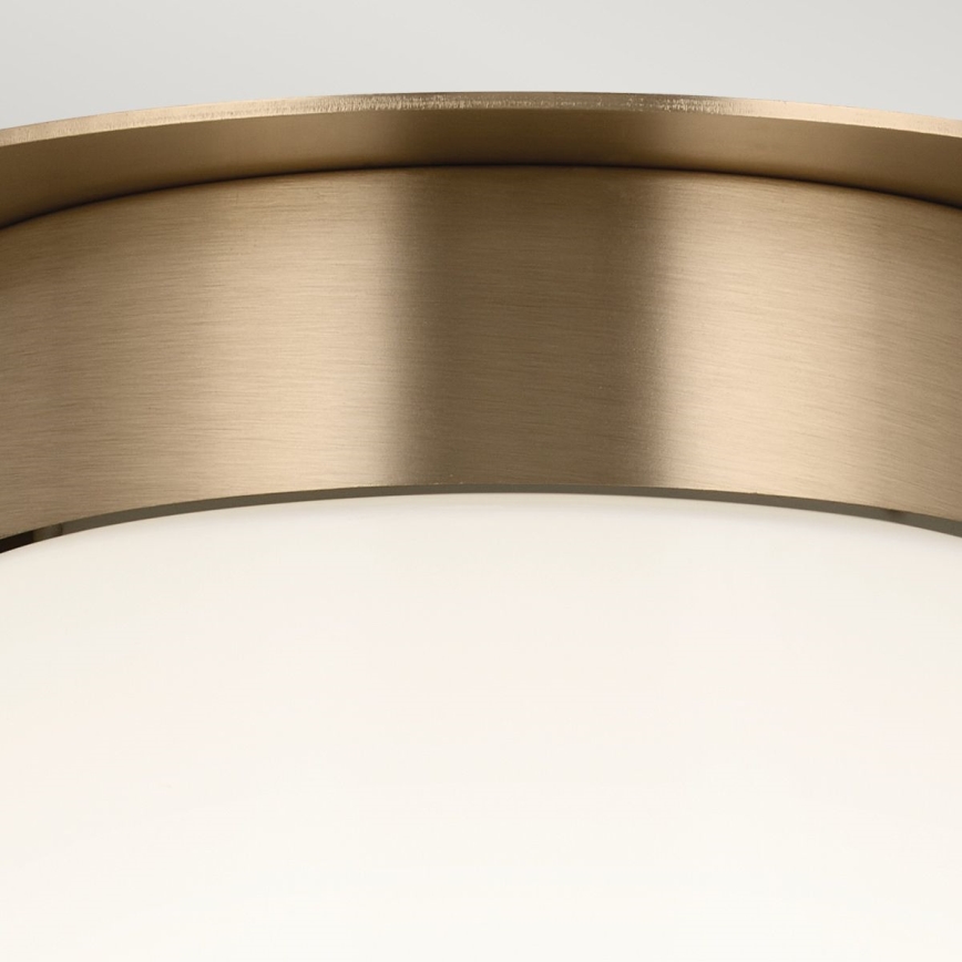 Kichler - Lámpara de techo ALBERS 1xE27/40W/230V Ø 21,6 cm bronce
