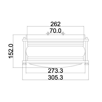 Kichler - Luminaria exterior ASHLANDBAY 1xE27/60W/230V IP44 acabado bronce