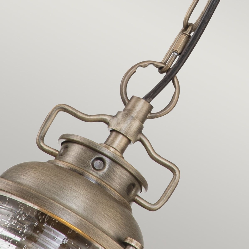 Kichler - Lámpara colgante para exterior ASHLAND BAY 1xE27/60W/230V IP44