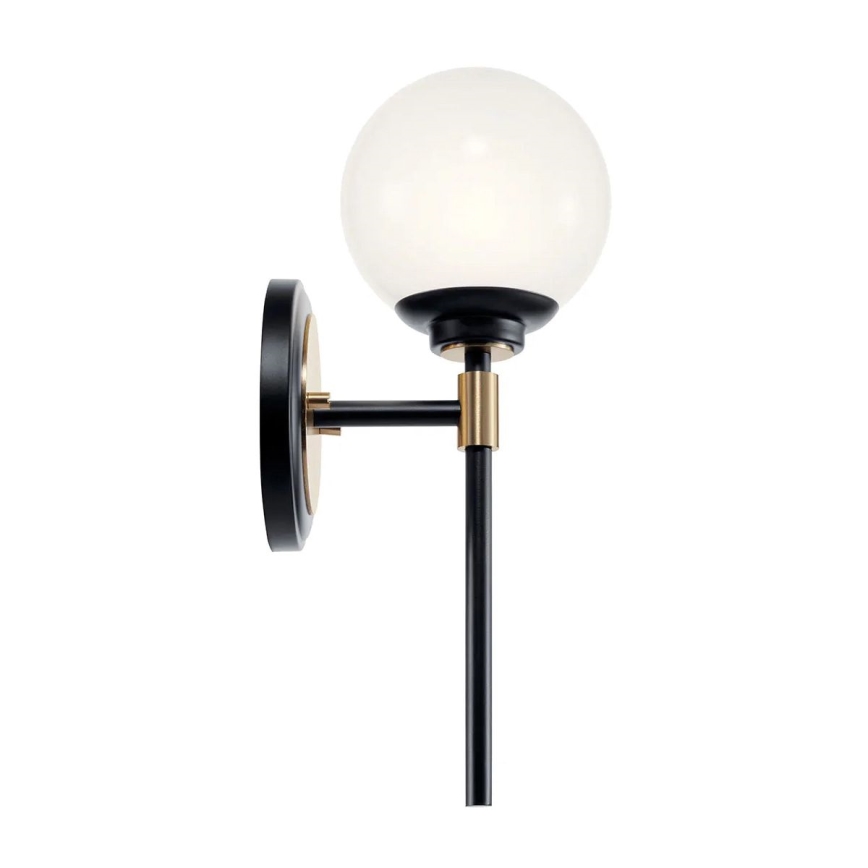 Kichler - Aplique LED para baño BENNO 2xG9/3W/230V dorado IP44