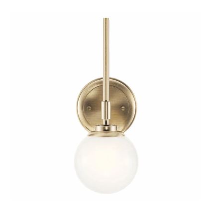 Kichler - Aplique LED de baño BENNO 1xG9/3W/230V IP44 latón