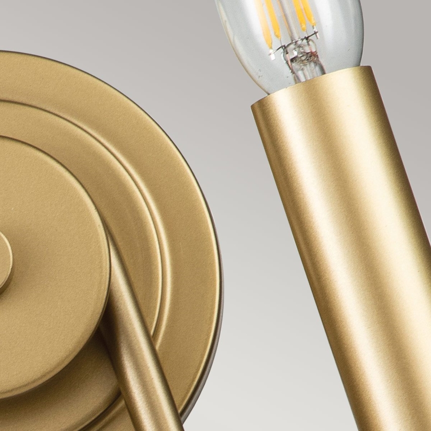 Kichler - Aplique de pared CAPITOL HILL 2xE14/40W/230V, acabado dorado