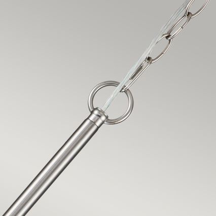 Kichler - Lámpara de araña con cadena CAPITOL HILL 6xE14/40W/230V cromo mate