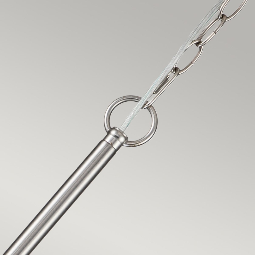 Kichler - Lámpara de araña con cadena CAPITOL HILL 6xE14/40W/230V cromo mate