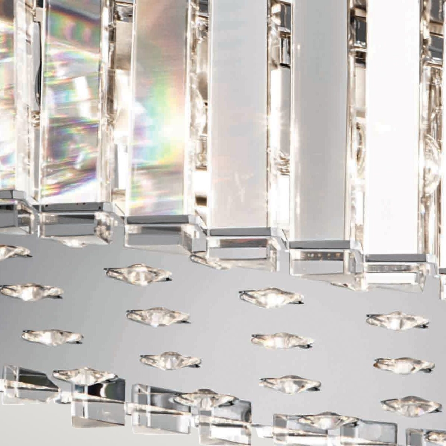 Kichler - Lámpara de araña LED para cuarto de baño CRYSTAL SKYE 12xG9/3W/230V IP44