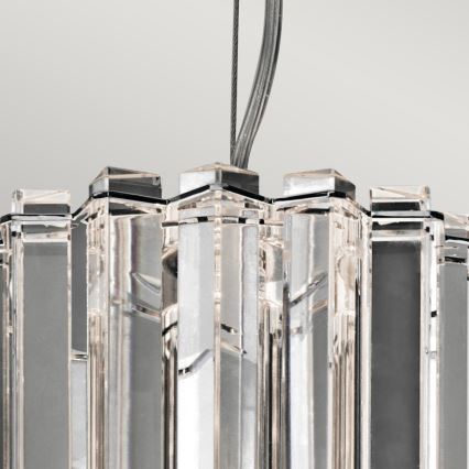 Kichler - Lámpara de araña LED para cuarto de baño CRYSTAL SKYE 2xG9/3W/230V IP44