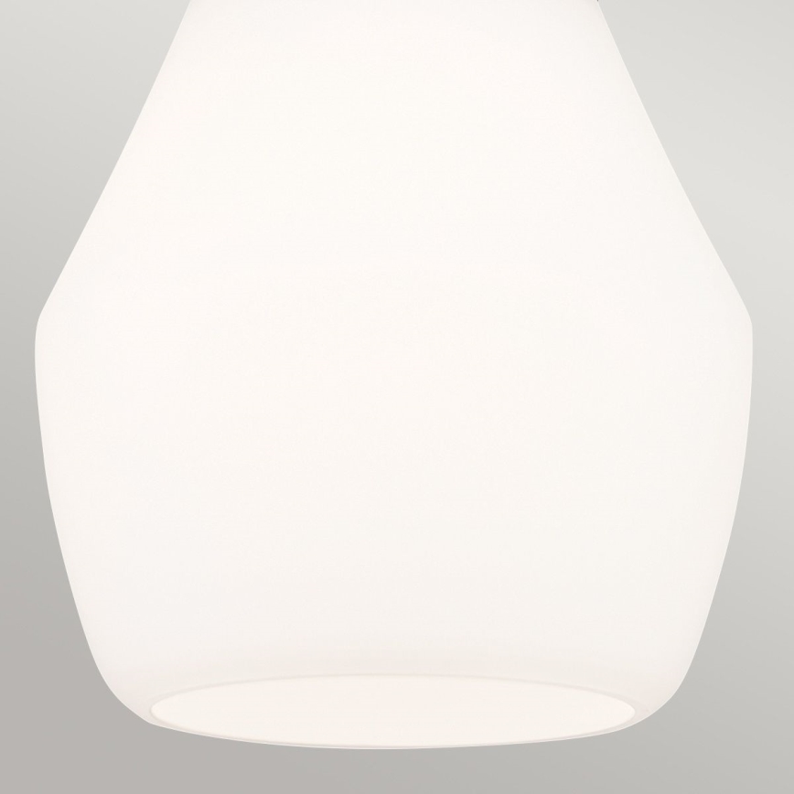 Kichler - Lámpara de suspensión DEELA con varilla 1xE27/60W/230V Ø 17,8 cm negra