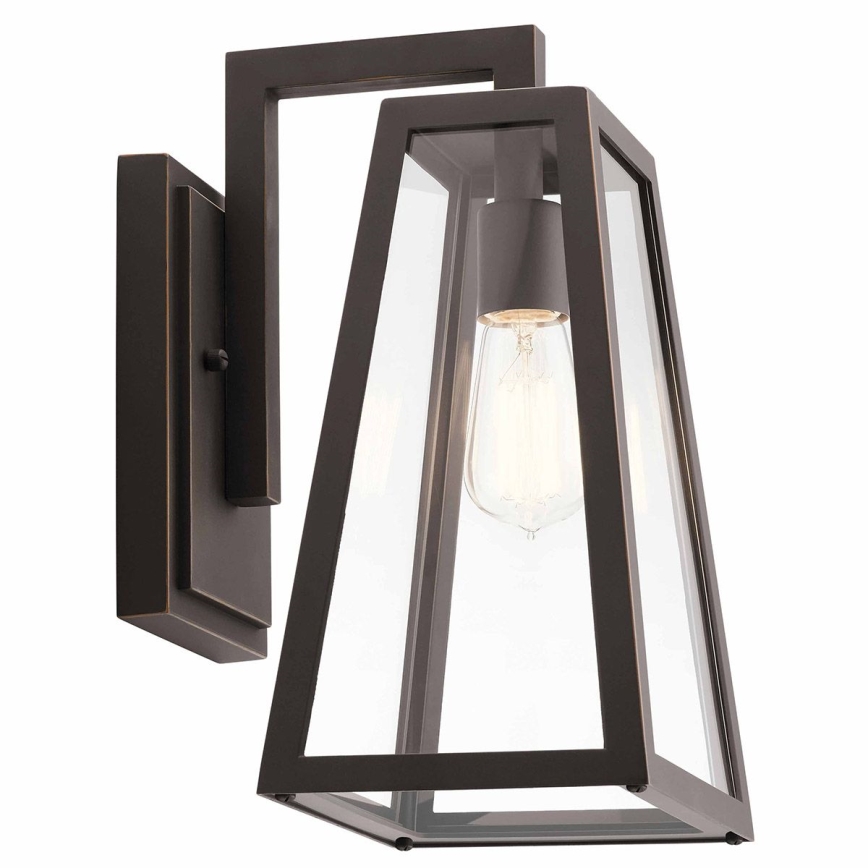 Kichler - Aplique de exterior DELISON 1xE27/60W/230V IP44