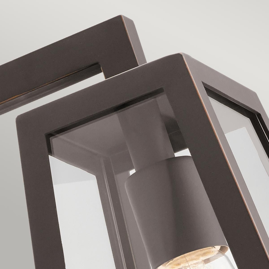 Kichler - Aplique de exterior DELISON 1xE27/60W/230V IP44