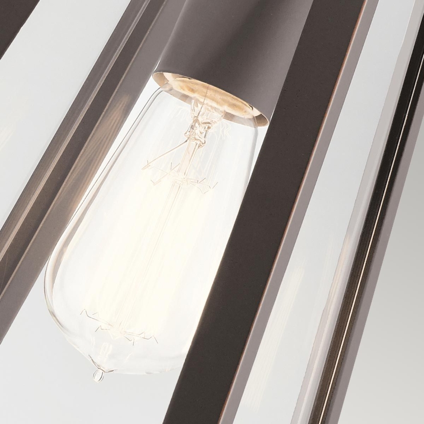 Kichler - Aplique de exterior DELISON 1xE27/60W/230V IP44