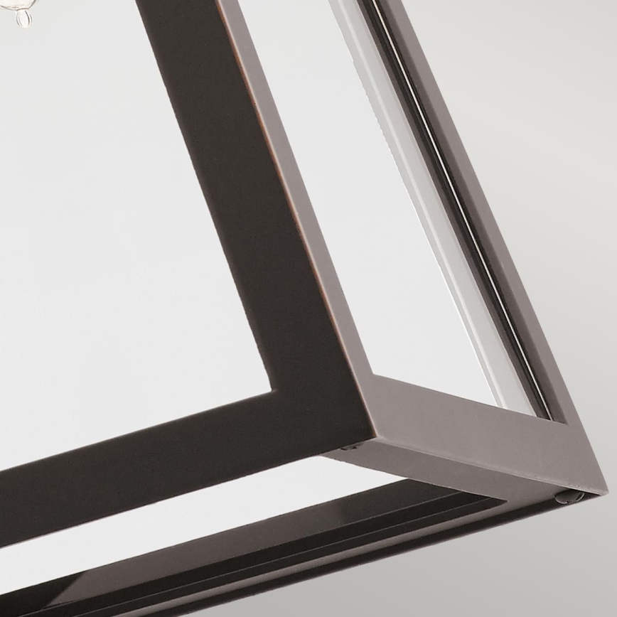 Kichler - Aplique de exterior DELISON 1xE27/60W/230V IP44