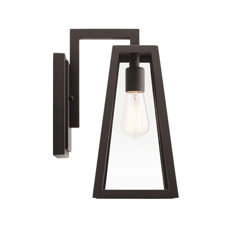 Kichler - Aplique de exterior DELISON 1xE27/60W/230V IP44