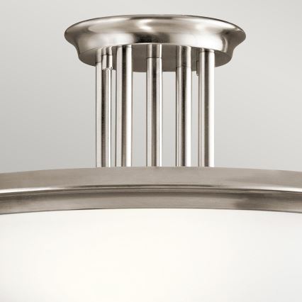 Kichler - Lámpara de techo DREYFUS 3xE27/60W/230V cromo mate
