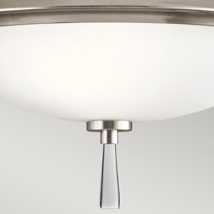 Kichler - Lámpara de techo DREYFUS 3xE27/60W/230V cromo mate