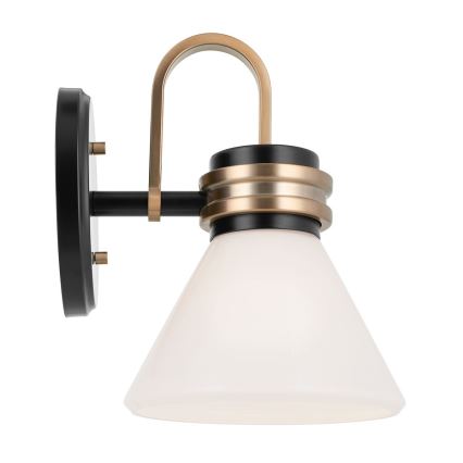 Kichler - Aplique de baño LED FARUM 1xG9/3W/230V IP44 negro/latón