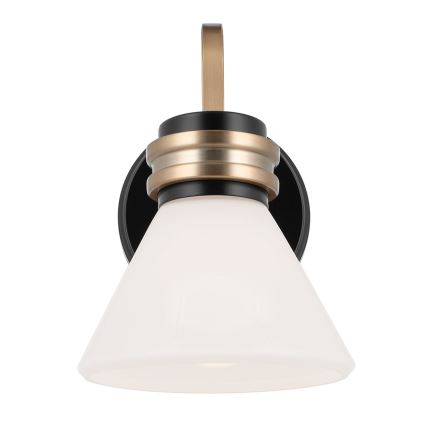 Kichler - Aplique de baño LED FARUM 1xG9/3W/230V IP44 negro/latón