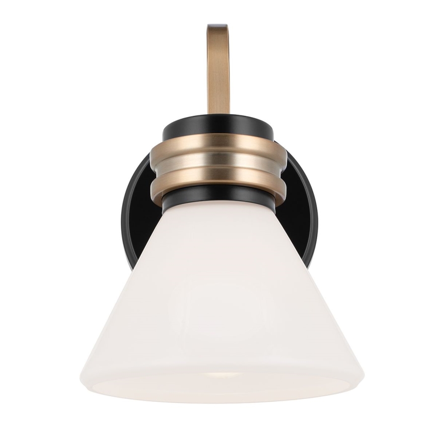 Kichler - Aplique de baño LED FARUM 1xG9/3W/230V IP44 negro/latón