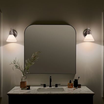 Kichler - Aplique de baño LED FARUM 1xG9/3W/230V IP44 cromo brillante