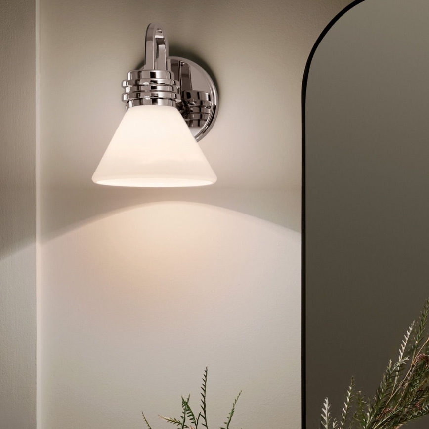 Kichler - Aplique de baño LED FARUM 1xG9/3W/230V IP44 cromo brillante