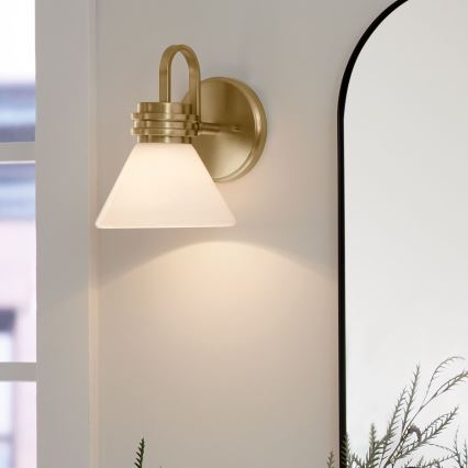 Kichler KL-FARUM1-CPZ - Lámpara de baño LED FARUM 1xG9/3W/230V latón