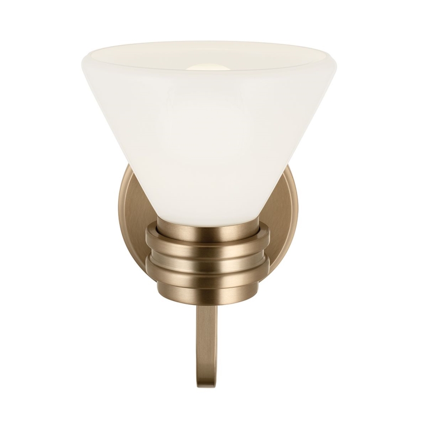 Kichler KL-FARUM1-CPZ - Lámpara de baño LED FARUM 1xG9/3W/230V latón