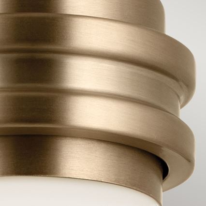 Kichler KL-FARUM1-CPZ - Lámpara de baño LED FARUM 1xG9/3W/230V latón