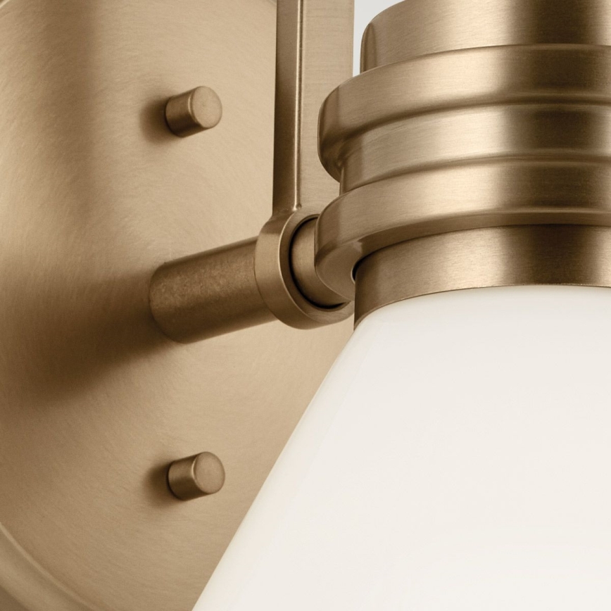 Kichler KL-FARUM1-CPZ - Lámpara de baño LED FARUM 1xG9/3W/230V latón