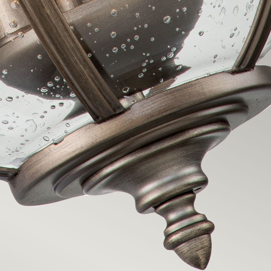 Kichler - Aplique de pared exterior HALLERON 3xE14/40W/230V IP44