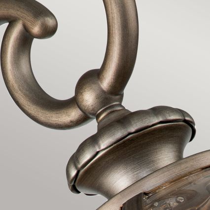 Kichler - Aplique de pared exterior HALLERON 3xE14/40W/230V IP44