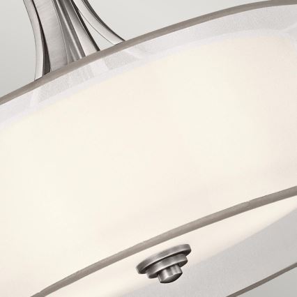 Kichler - Lámpara colgante con cadena LACEY 4xE27/60W/230V con acabado en cromo mate