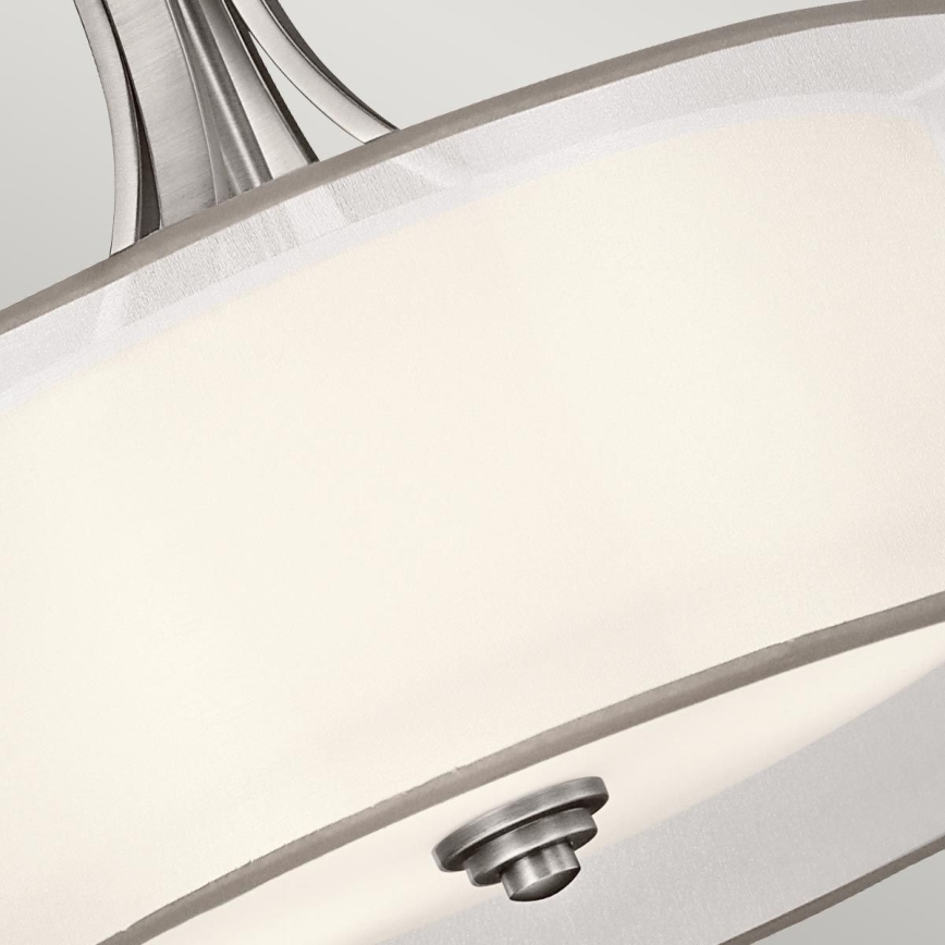 Kichler - Lámpara colgante con cadena LACEY 4xE27/60W/230V con acabado en cromo mate