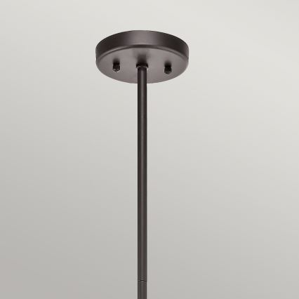 Kichler - Lámpara de araña de exterior en poste LYNDON 5xE27/60W/230V IP44