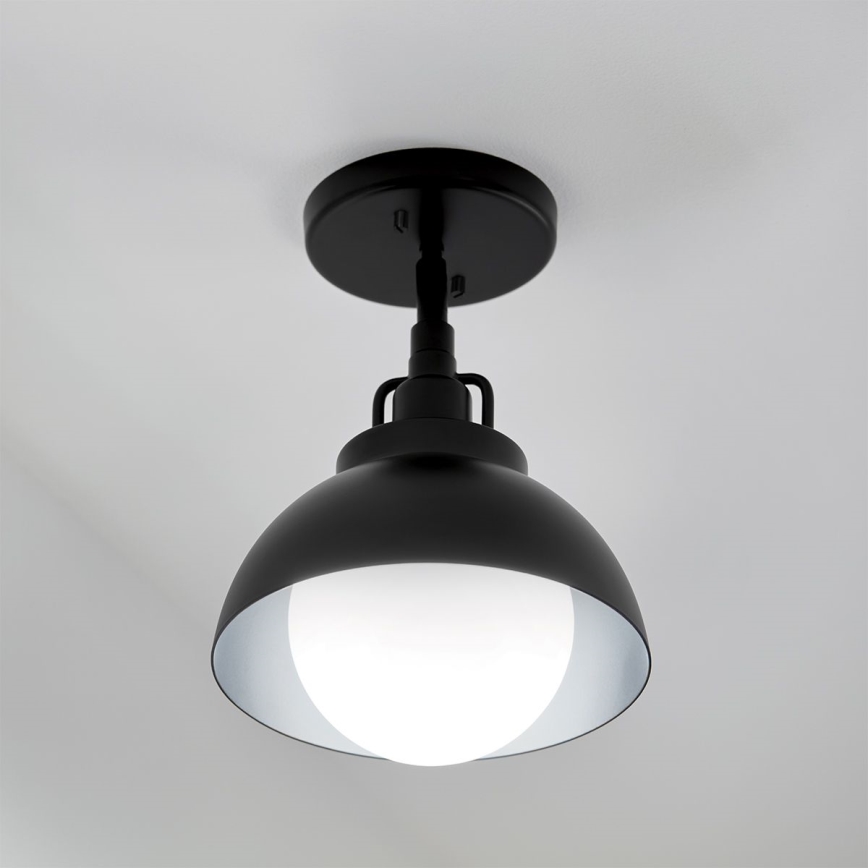 Kichler - Aplique NIVA 1xE27/40W/230V negro