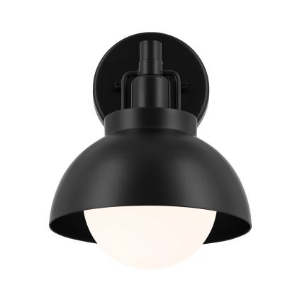 Kichler - Aplique NIVA 1xE27/40W/230V negro