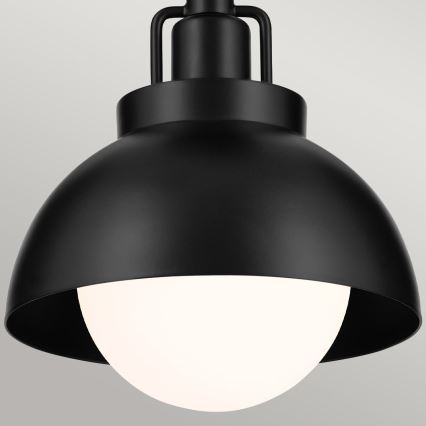 Kichler - Aplique NIVA 1xE27/40W/230V negro