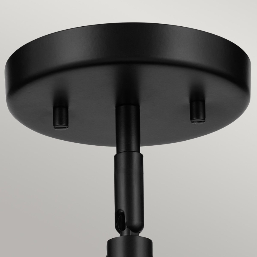 Kichler - Aplique NIVA 1xE27/40W/230V negro