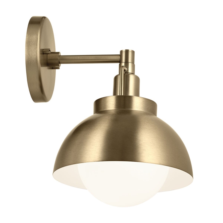 Kichler - Aplique NIVA 1xE27/40W/230V latón